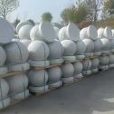 菏泽 白麻花岗岩石材圆球，石球，挡车球，隔离球，景观石球，风水球等