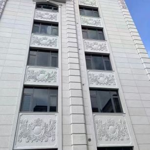 菏泽 白麻荔枝面花岗岩别墅外墙干挂