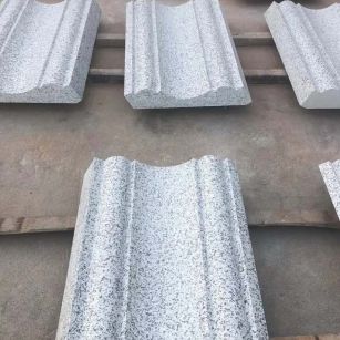 菏泽 白麻花岗岩光面别墅线条