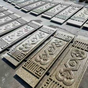 菏泽 黄金麻花岗岩外墙雕刻板