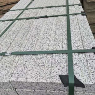 菏泽 白麻花岗岩直行盲道石，盲条，地铺石