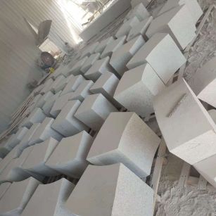 菏泽 白麻花岗岩异形坐凳