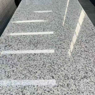 菏泽 白麻花岗岩光面毛板