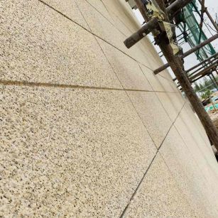 菏泽 黄金麻花岗岩荔枝面外墙干挂石材效果示例