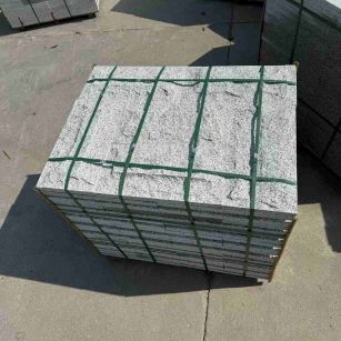 菏泽 白麻花岗岩石材自然面蘑菇石成品