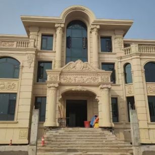 菏泽 黄金麻花岗岩别墅外墙干挂