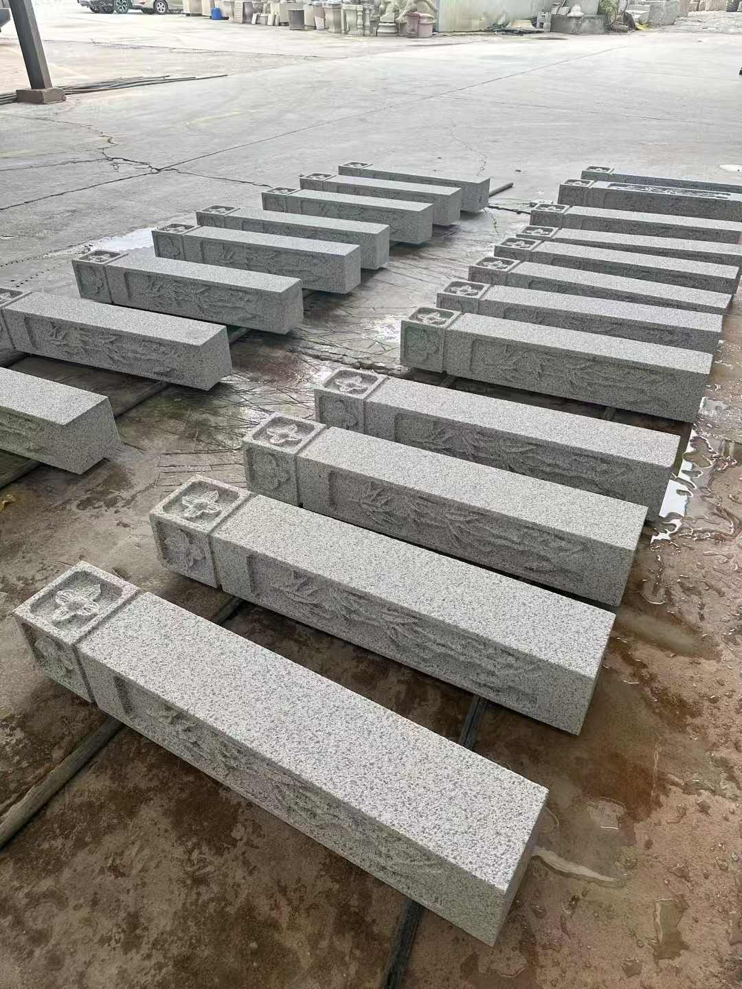 菏泽 白麻方柱雕花防水