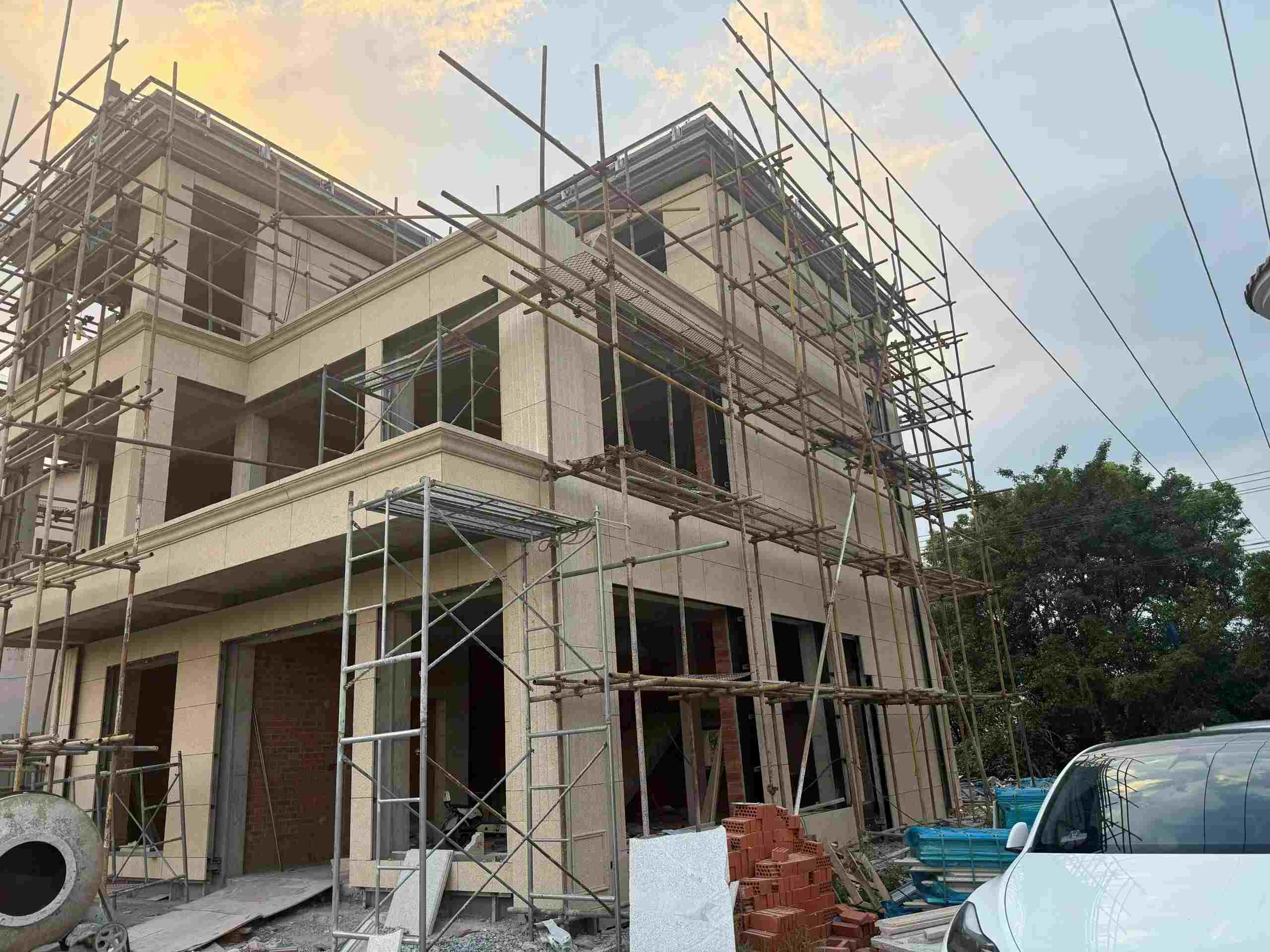 菏泽 黄金麻荔枝面花岗岩外墙干挂