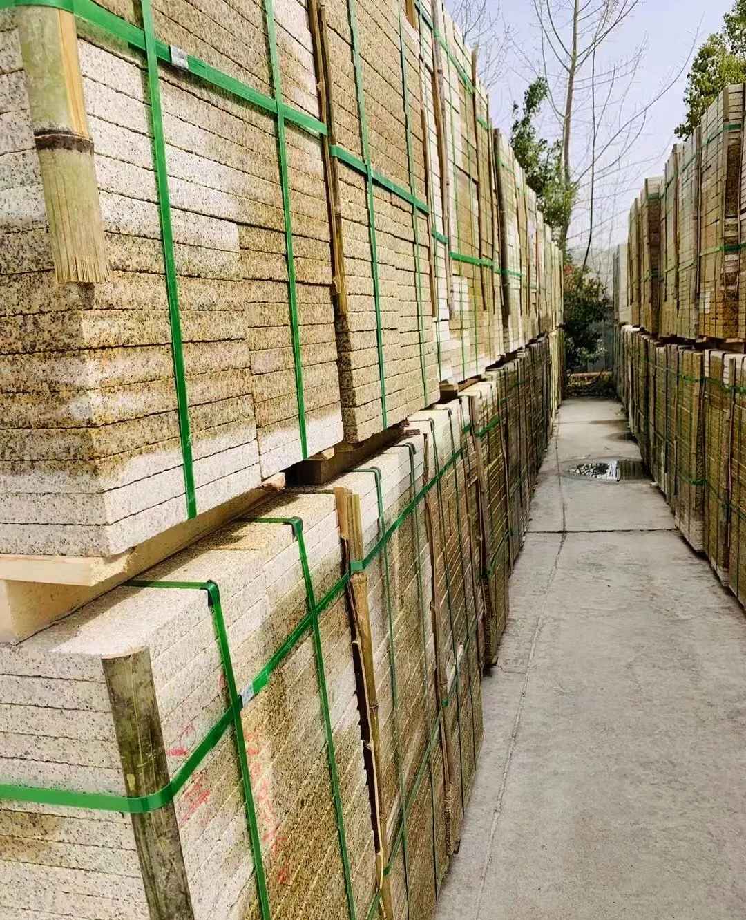 菏泽 黄金麻花岗岩荔枝面地铺石