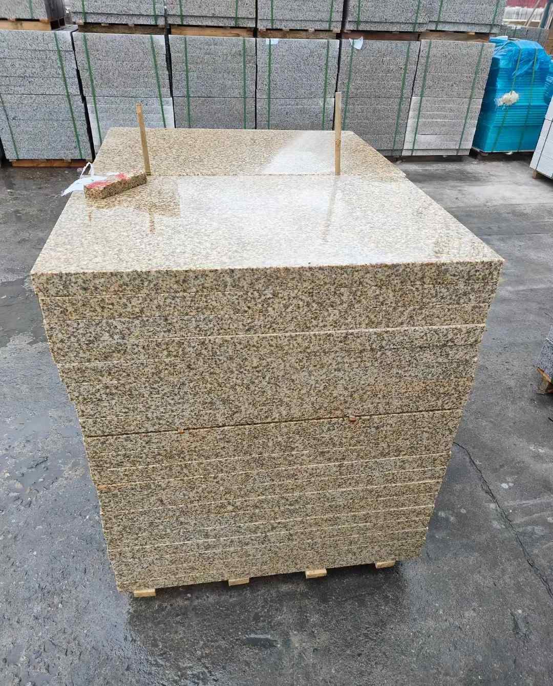 菏泽 湖北黄金麻花岗岩石材荔枝面外墙石材