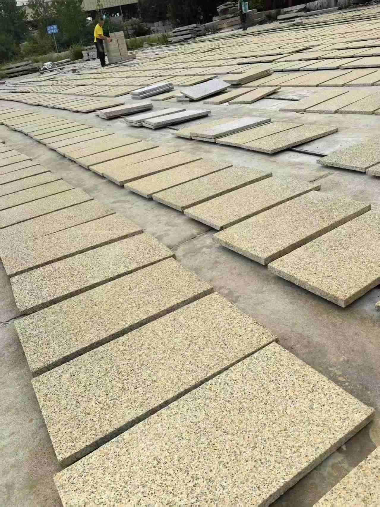 菏泽 黄金麻荔枝地铺石面排板