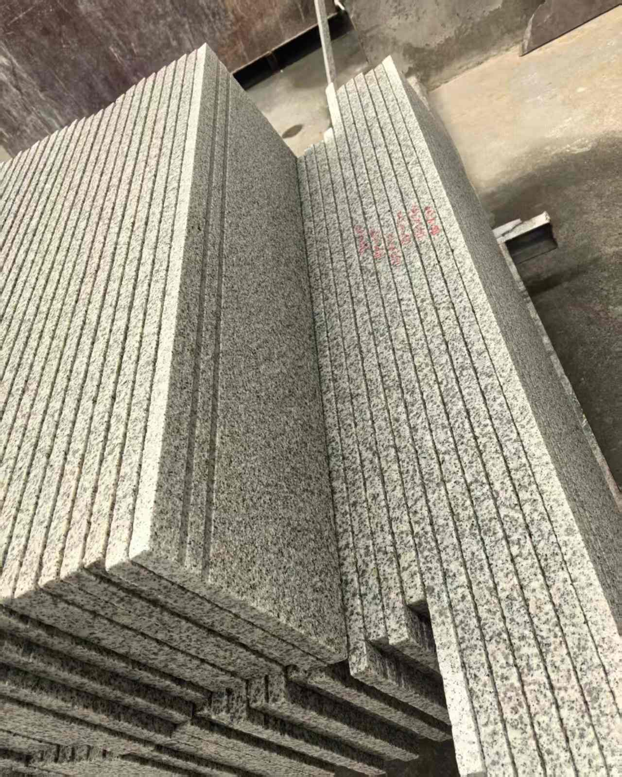 菏泽 白麻荔枝面花岗岩楼梯踏步