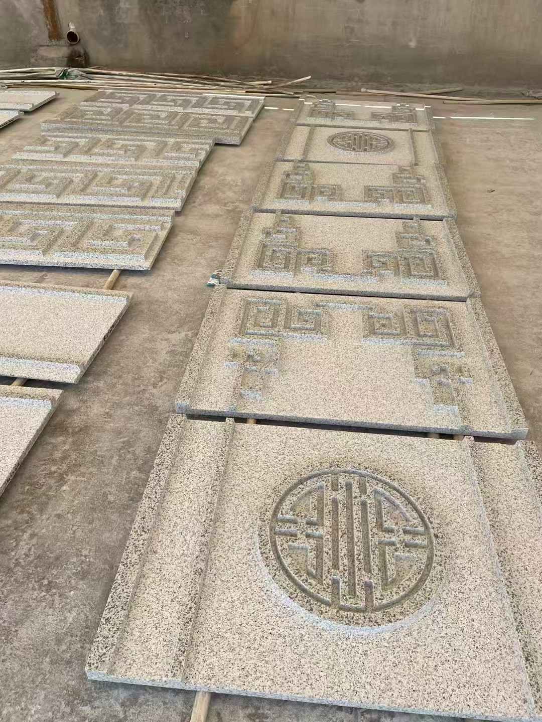 菏泽 白麻花岗岩外墙立面雕刻板