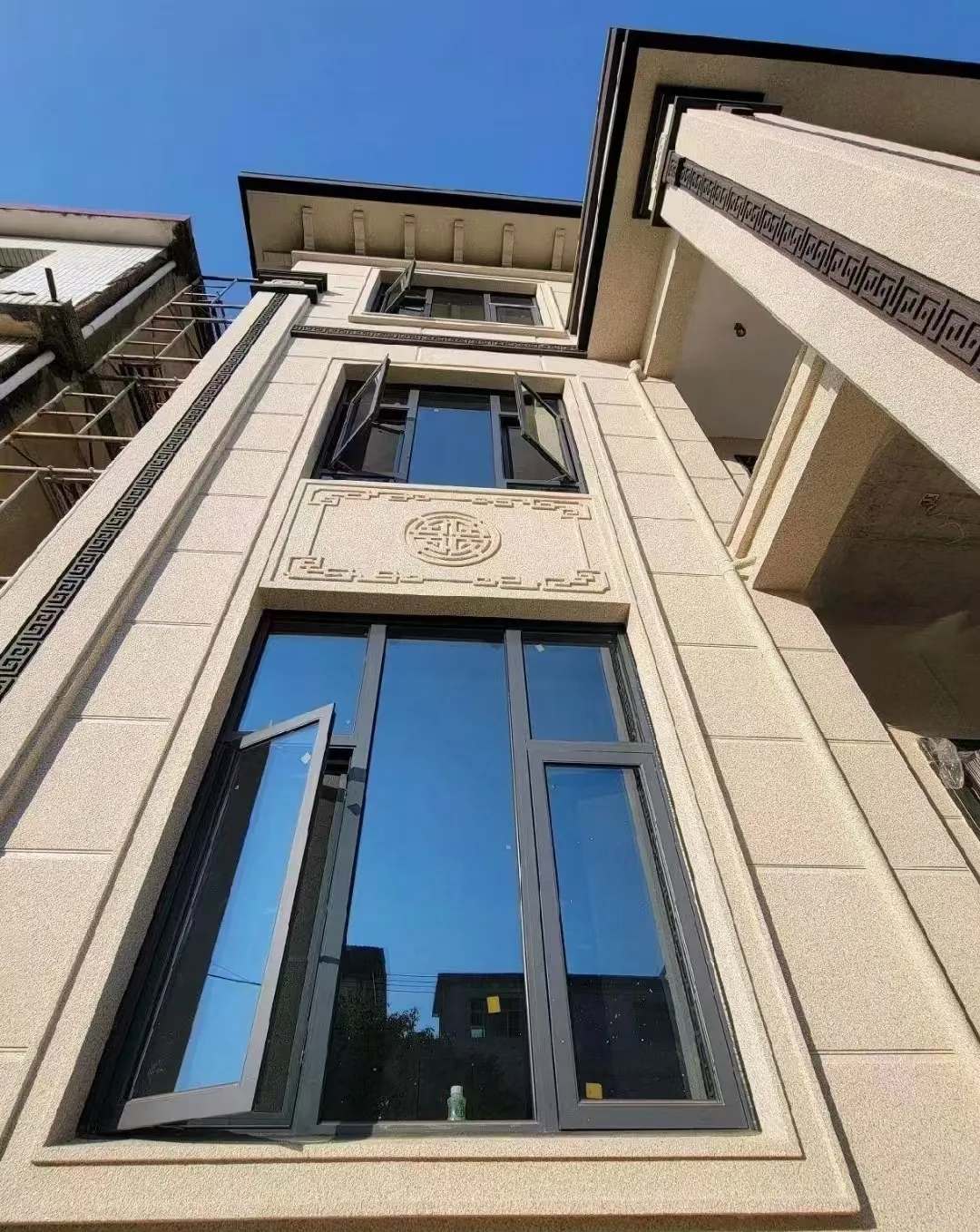 菏泽 黄金麻荔枝面别墅外墙干挂效果展示